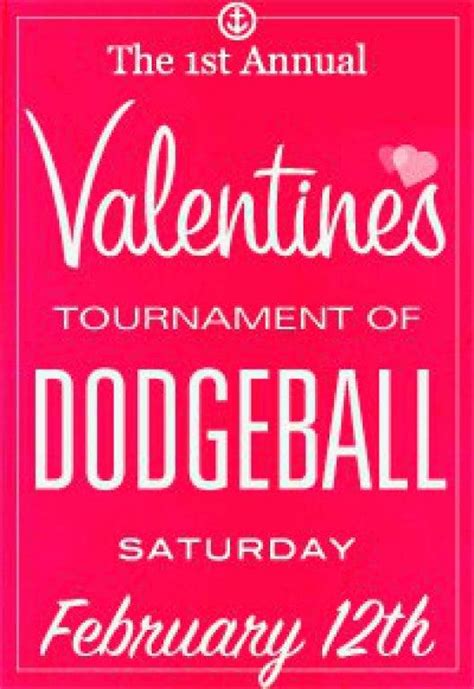 Valentines Day VD Dodgeball Tournament Venice CA Patch