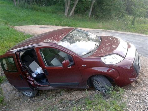 Wypadek na trasie Siemiatycze Ciechanowiec w m Skiwy Zderzyły się