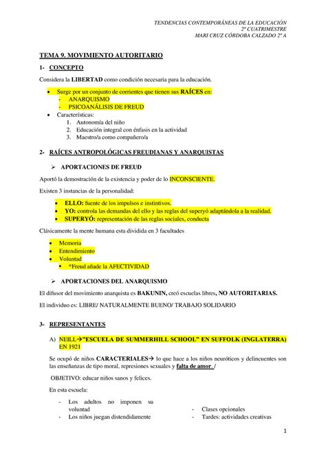 Teor A Cuatri Cuatrimestre Mari Cruz C Rdoba Calzado A Tema