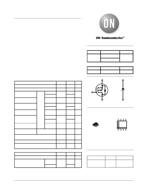 D4184 Datasheet 1 7 Pages ONSEMI Power MOSFET And Schottky Diode 30