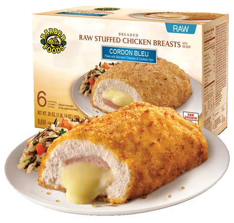 Stuffed Chicken Breasts Barber Foods