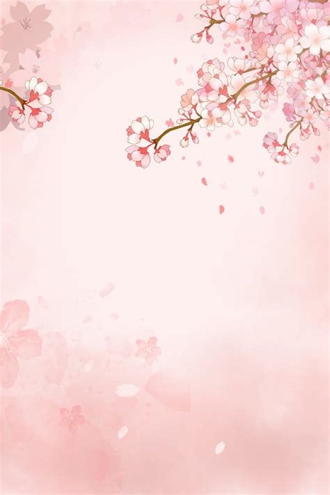 Pink Watercolor Beautiful Peach Flower Background Wallpaper Image For ...