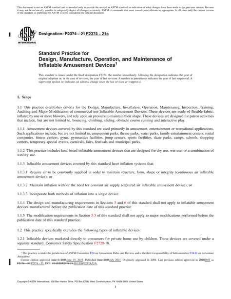 Astm F A Standard Practice For Design Manufacture Operation