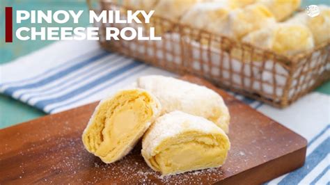 How To Make Pinoy Milky Cheese Roll Cheesy Creamy Milky And Fluffy