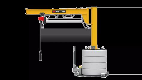 Mobile Slewing Jib Crane Type Mob As Vetter Krantechnik