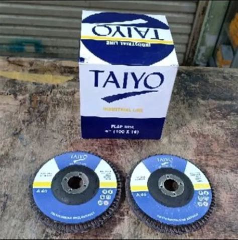 Batu Gerinda Amplas Taiyo Flap Disc 4 Grit A 40 Isi 10 Pcs Lazada