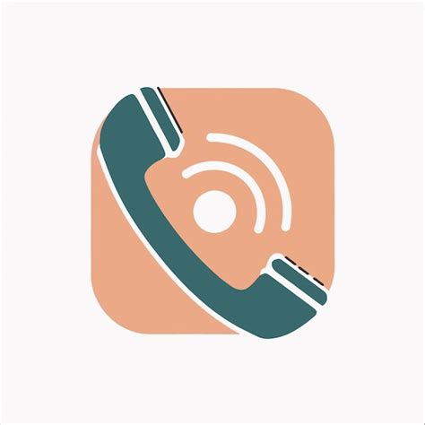 Premium Vector Phone Icon On A White Background