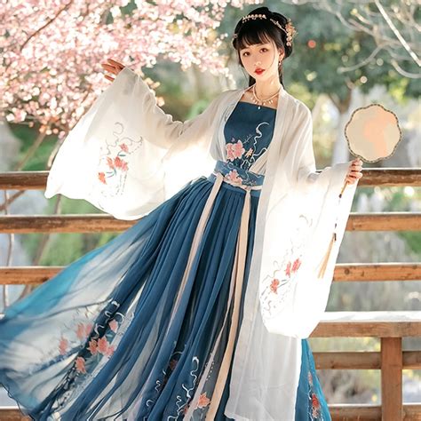 Hanfu Trajes Tradicionales Chinos Para Mujer Vestido Suelto Con