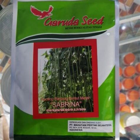 Jual BENIH KACANG PANJANG SABRINA GARUDA SEED ISI 50 GRAM Shopee