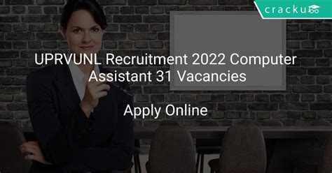 UPRVUNL Recruitment 2022 Computer Assistant 31 Vacancies Latest Govt