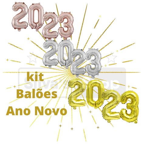 Bal O Bexiga Metalizado Kit Cm Ano Novo Dourado Ouro Rose