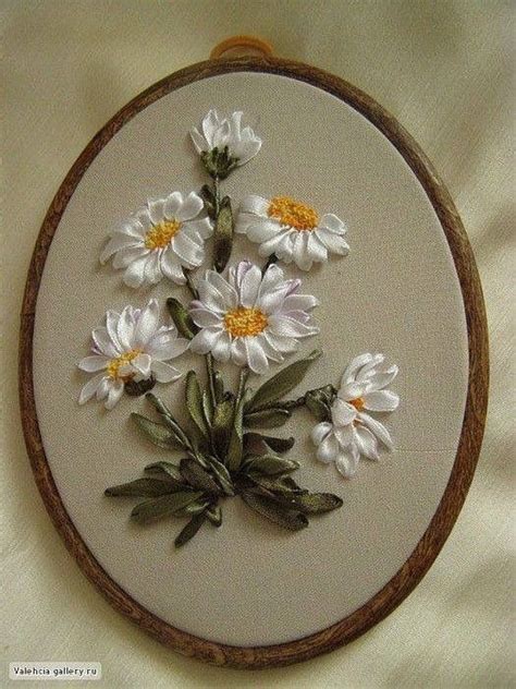 Pin By Carmen Tejer A Ruiz On Bordados Con Cintas Ribbon Embroidery