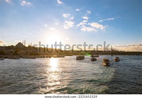 Istanbul Skyline Sunset Golden Horn Halic Stock Photo 2231651529 | Shutterstock