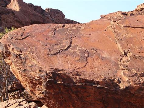 DAMARALAND, ROCK PAINTINGS, OUTJO