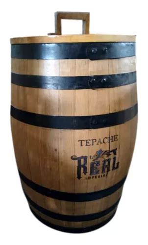 Barril De Roble Blanco Litros Tepache Con Tapa Vertical Meses