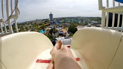 Wet N Wild Orlando Der Stuka Extreme Free Fall Water Slide Onride