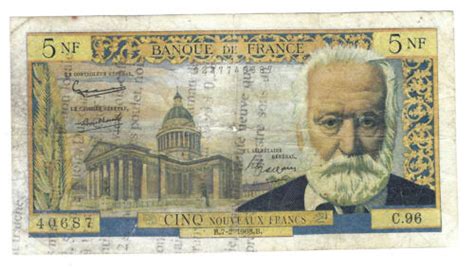 Billet De Francs Victor Hugo Du Ebay