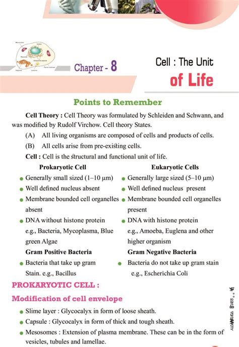 Cell The Unit Of Life Class 11 Notes Pdf कोशिका जीवन की इकाई के