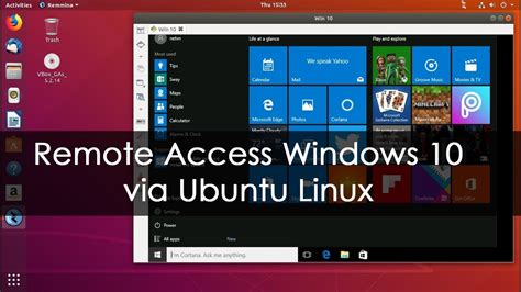 How To Remote Access Windows 10 From Ubuntu Linux NETVN