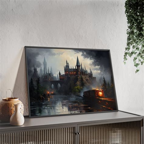 Harry Potter Poudlard Iii Style Affiche De Peinture L Huile Style De