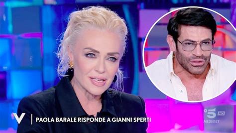 Paola Barale Rifiuta Di Vedere Il Video Di Gianni Sperti A Verissimo