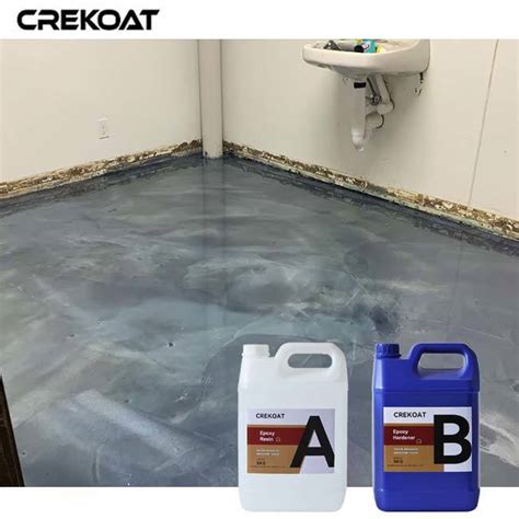 Attractive Look Abrasion Resistance Gray Metallic Epoxy Floor China Metallic Epoxy Floor And