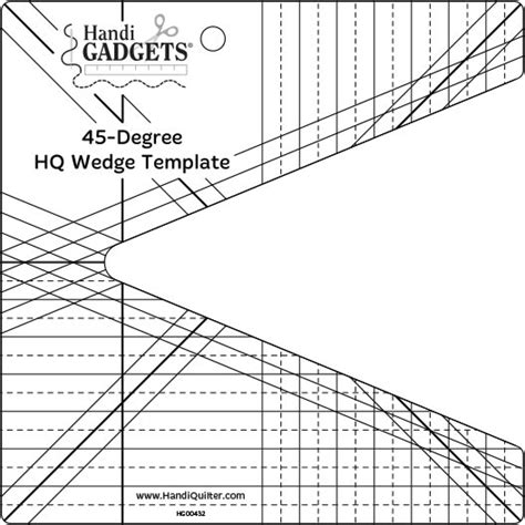 HQ 45-Degree Wedge Template