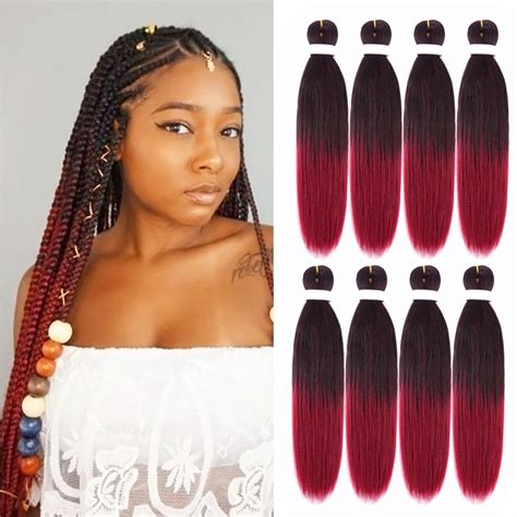 2019 Braiding Hair Pre Stretched Layed Perm Yaki Ez Braids Ombre Color 20 Inch Jumbo Braid For