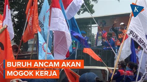 Buruh Ancam Mogok Kerja Jika MK Tak Cabut UU Cipta Kerja YouTube