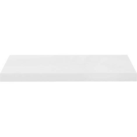 Furniture Limited Estante Flotante De Pared Blanco Brillante