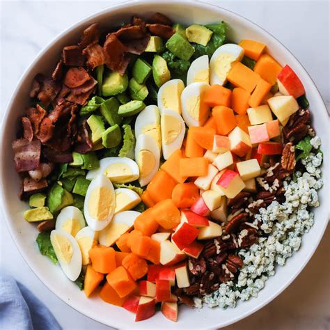 Fall Cobb Salad — Her Wholesome Kitchen