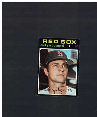 Carl Yastrzemski Boston Red Sox 1971 Topps Baseball Card 530 Ex EBay