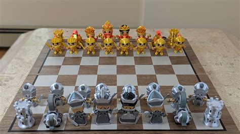 Flexifactory 3D Printed Custom Chess Set Custom 3D Printed Chess Set - Etsy