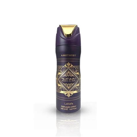 Spray Corporal Rabe Badee Al Oud Amethyst Lattafa Ml Cosmeticos