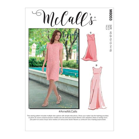 Mccall S Annemccalls Misses Tent Dress In Lengths