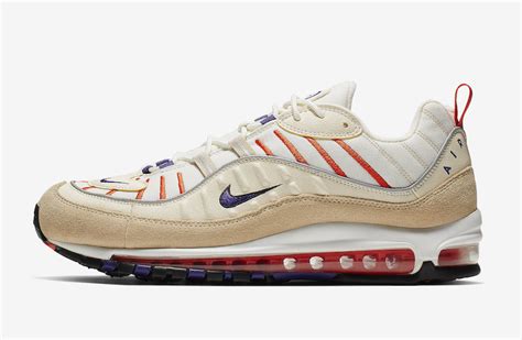 Nike Air Max 98 Sail Court Purple 640744 108 Release Date Sbd