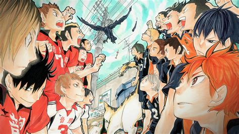 Anime Haikyū Haikyuu Nekoma High Karasuno High Wallpaper Haikyuu Anime Haikyuu Nekoma