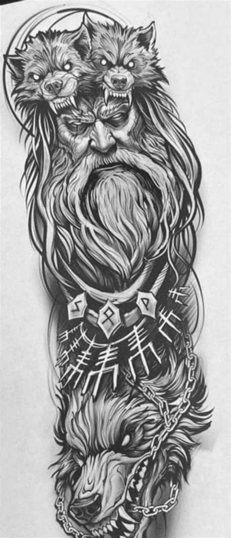 Pin by Junior Alexandre on Aleatório | Viking tattoo sleeve, Viking ...