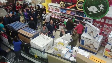 Black Friday chaos at Tesco Batley - pictures - YorkshireLive