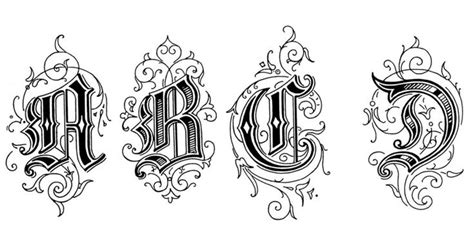 Gothic Letters | Gothic lettering, Tattoo lettering fonts, Lettering ...