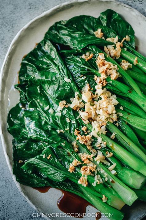 An Easy Chinese Greens Recipe Omnivores Cookbook