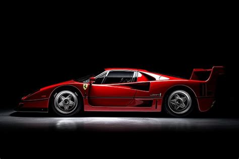 Premium AI Image | Ferrari F40 1980s supercar pictured in the factory ...