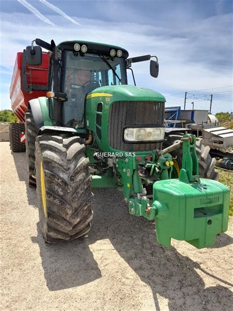 JOHN DEERE 7530 PREMIUM D Occasion Tracteur Agricole 190 Ch 2008