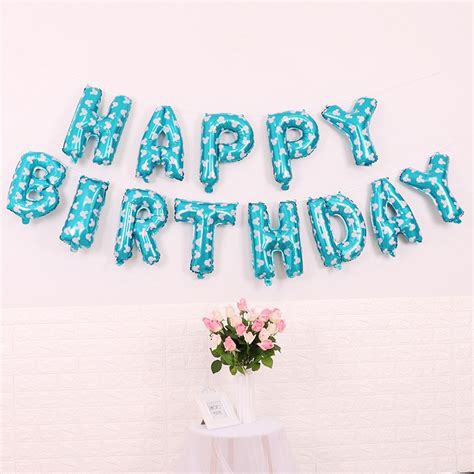 Jual Balon Foil Huruf Happy Birthday Set Cm Shopee Indonesia