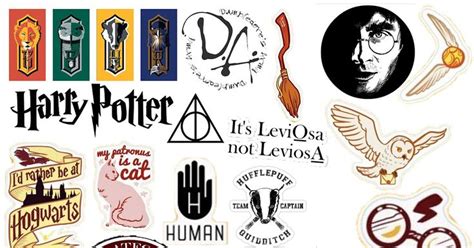 Printable Harry Potter Stickers in 2022 | Harry potter stickers, Harry ...