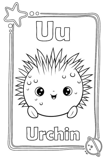 Premium Vector Animal Alphabet Coloring Book For Preschool Kids