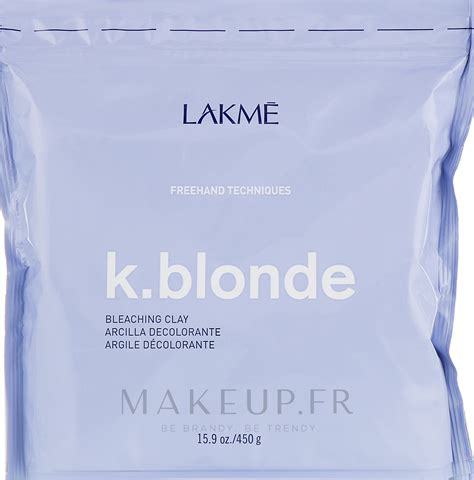 Lakme K Blonde Bleaching Clay Argile D Colorante Makeup Fr