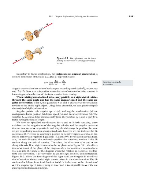 Fundamentals Of Physics Angular Displacement Velocity And