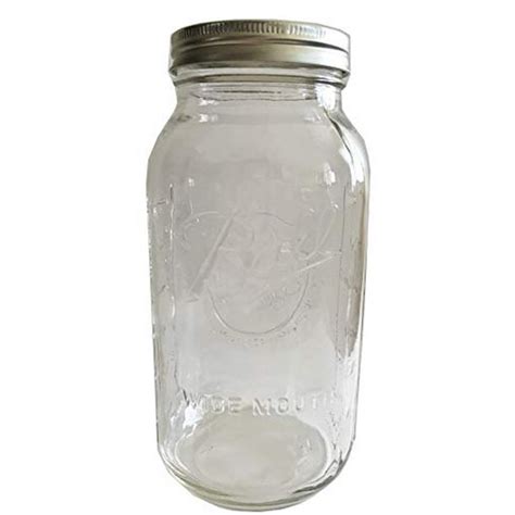 Ball Mason Jar 64 Oz Clear Glass Wide Mouth Ball Half Gallon One Jar