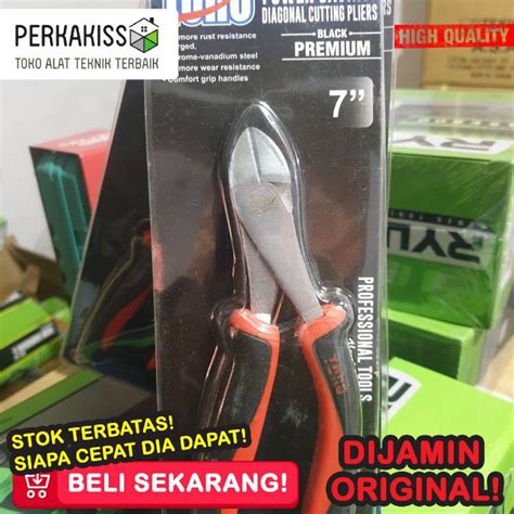 Jual Tang Potong Plier Pliers Serbaguna Pemotong Toho Black Premium